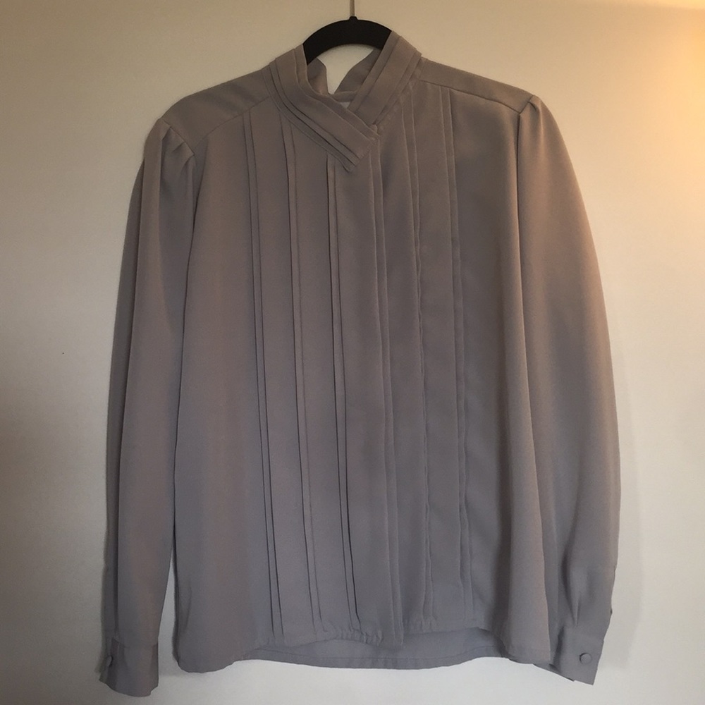 Gray blouse